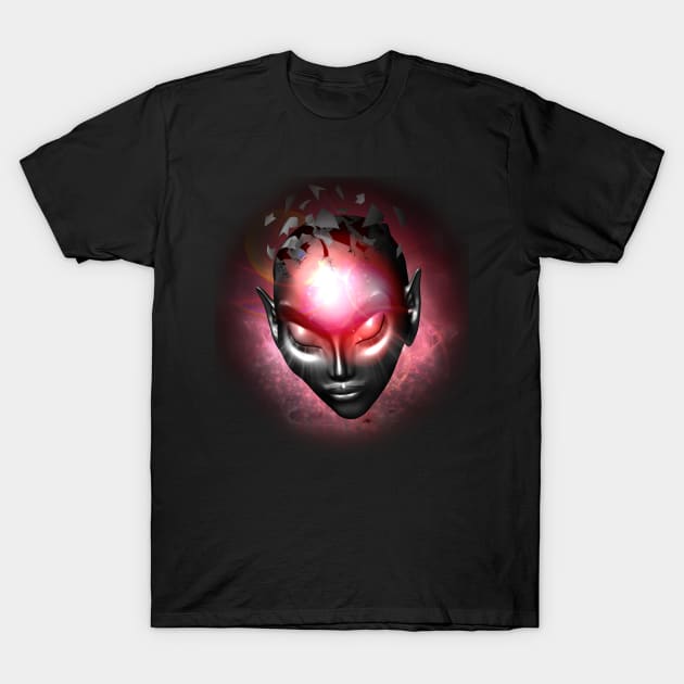 Alien Mental System T-Shirt by BluedarkArt